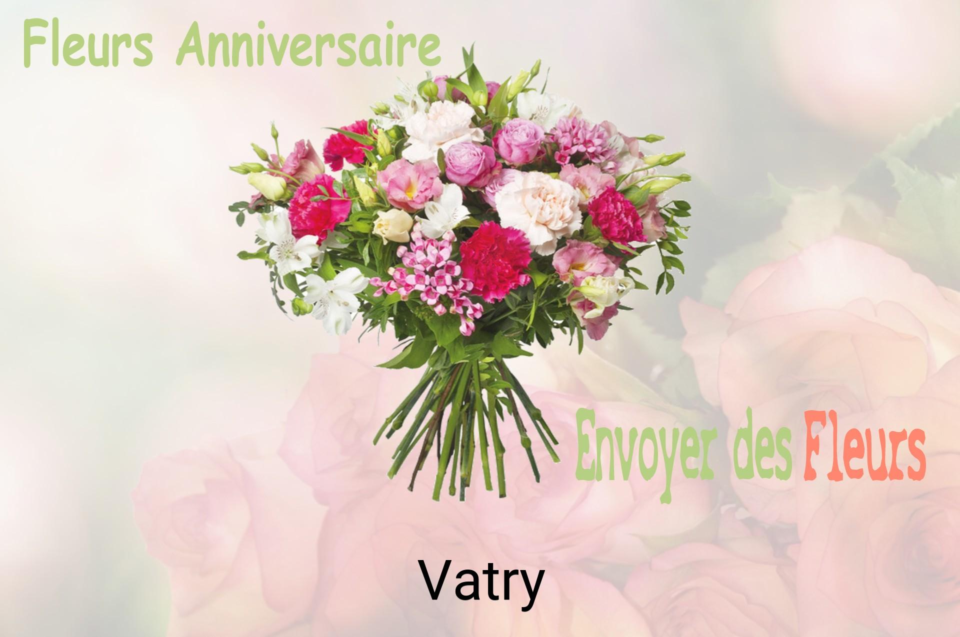 Bouquet de fleurs d’anniversaire livré à Vatry