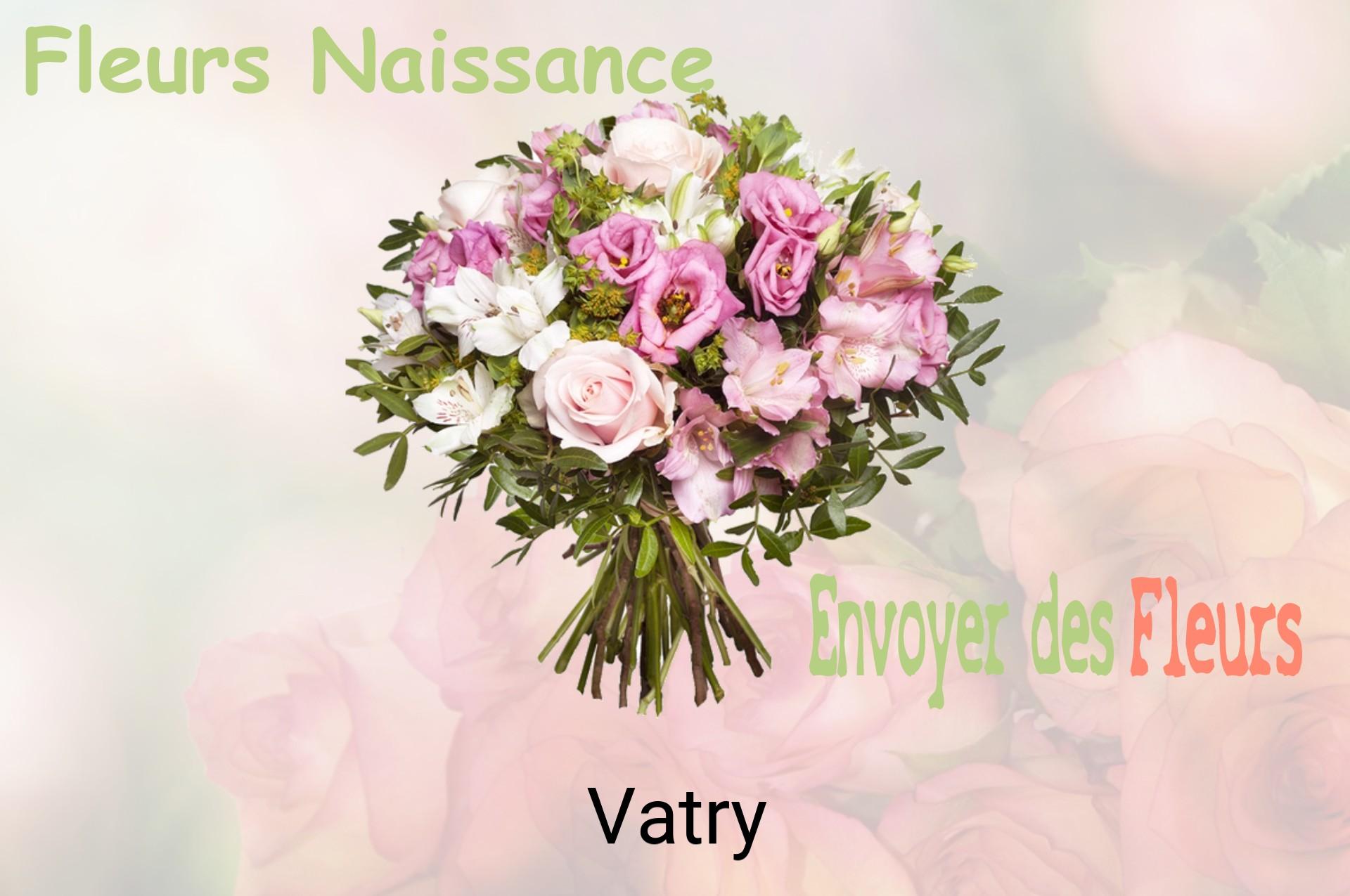 Bouquet de fleurs de naissance livré à Vatry